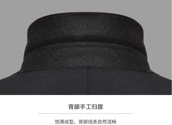 辦公室行政前臺經(jīng)理會計(jì)通用工服領(lǐng)部特寫圖